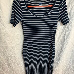 Old Navy Classic Navy and White Striped Top